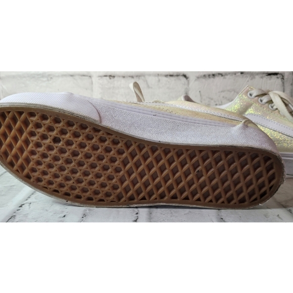 VANS Womens Size US 8 Old Skool Sneaker Glitter Metallic Color Changing Athletic - Picture 10 of 13